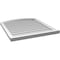 Ekena Millwork Arch Top Surface Mount PVC Gable Vent: Functional, w/ 2"W x 2"P Brickmould Sill Frame, 30"W x 34"H GVPAR30X3403SF - alternate 4